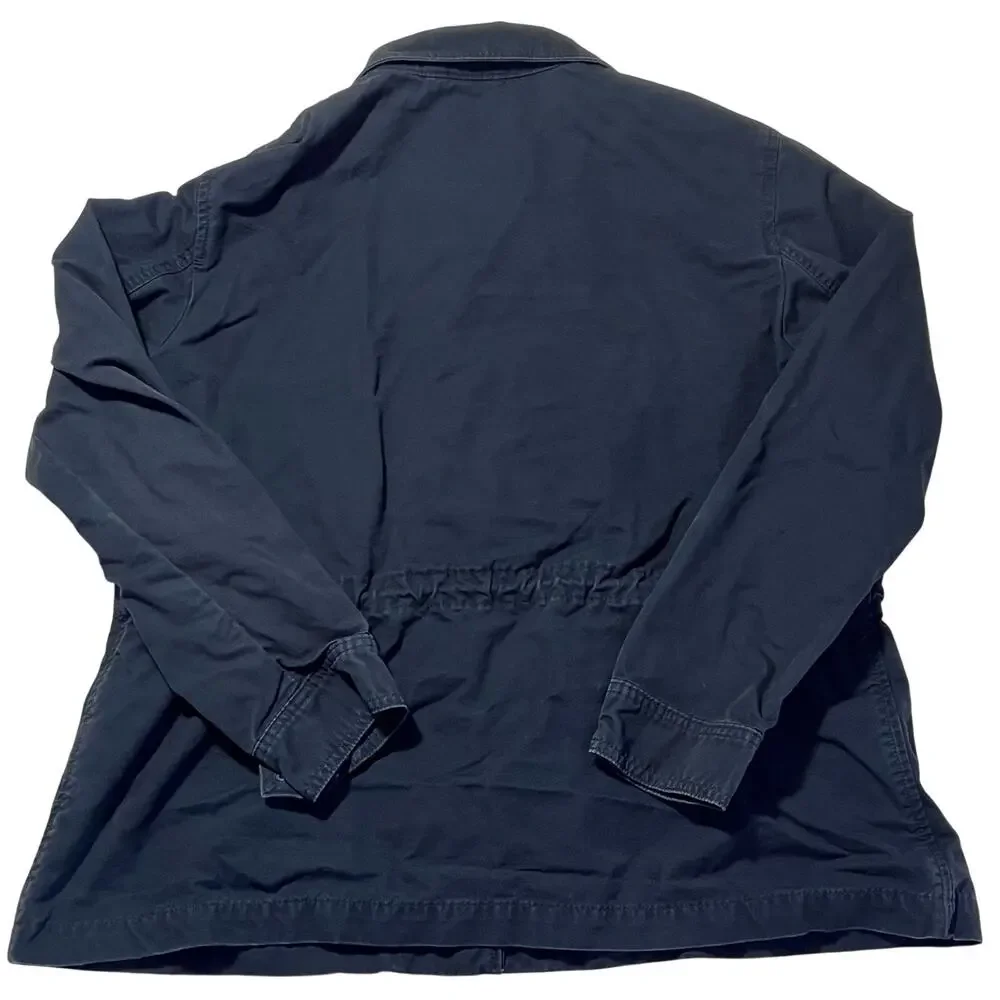 Levis Field Jacket Womens XL Black Utility Lightweight Military Cotton - Picture 2 of 4